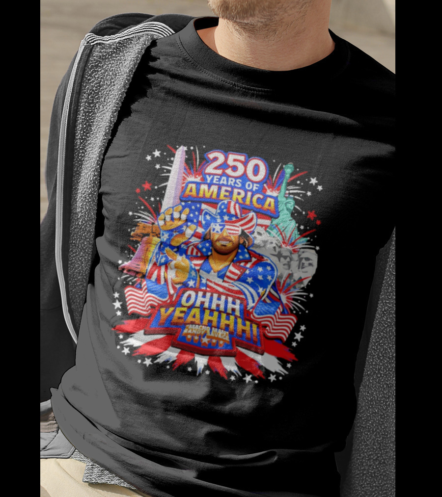250 Years Of America Randy Savage Macho Man Ohhh Yeahhh T-Shirt