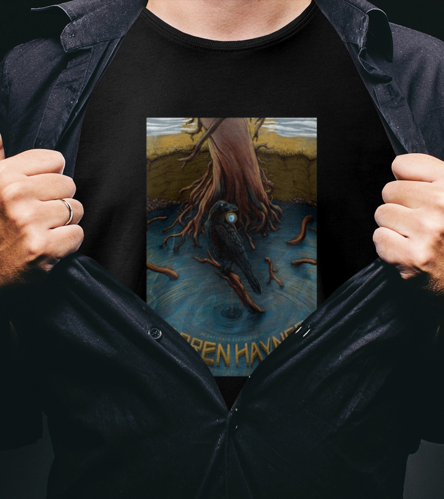 Warren Haynes An Intimate Evening February 2026 Raven And Tree Roots T-Shirt