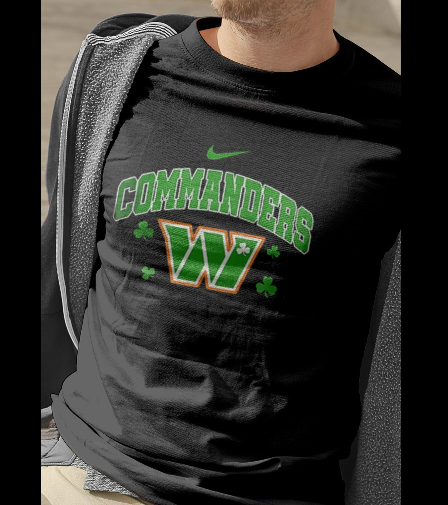Washington Commanders Irish Woman Soul Of A Witch St Patrick's Day Nike Shamrock T-Shirt