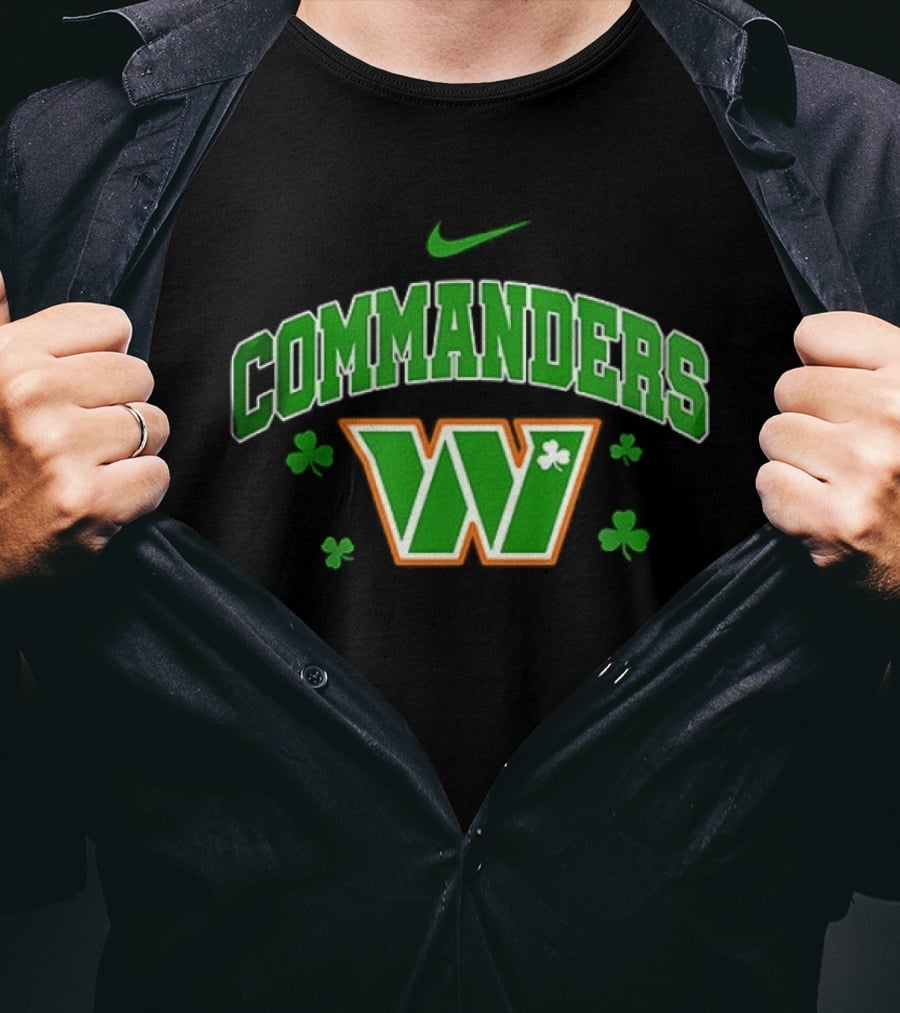 Washington Commanders Irish Woman Soul Of A Witch St Patrick's Day Nike Shamrock T-Shirt