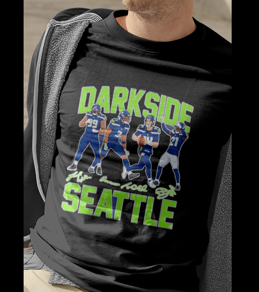 Dark Side Seattle Williams Emmanwori Jones Witherspoon Football Team Players T-Shirt