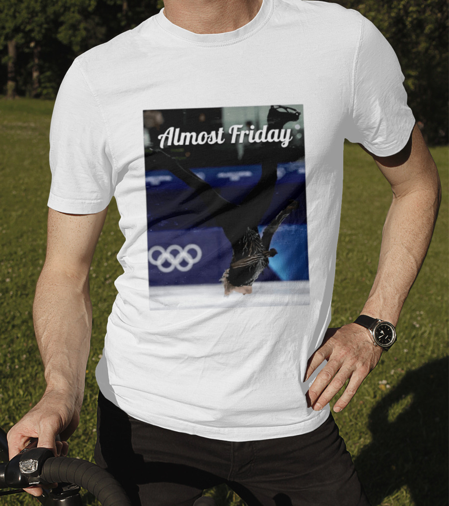 Almost Friday Skating Backflip Olympics Iconic Moment T-Shirt