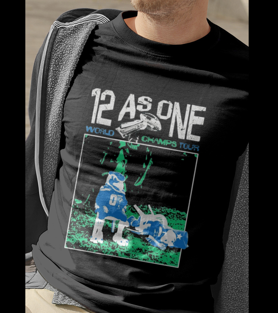 Seattle Seahawks 12 As One World Champs Tour T-Shirt