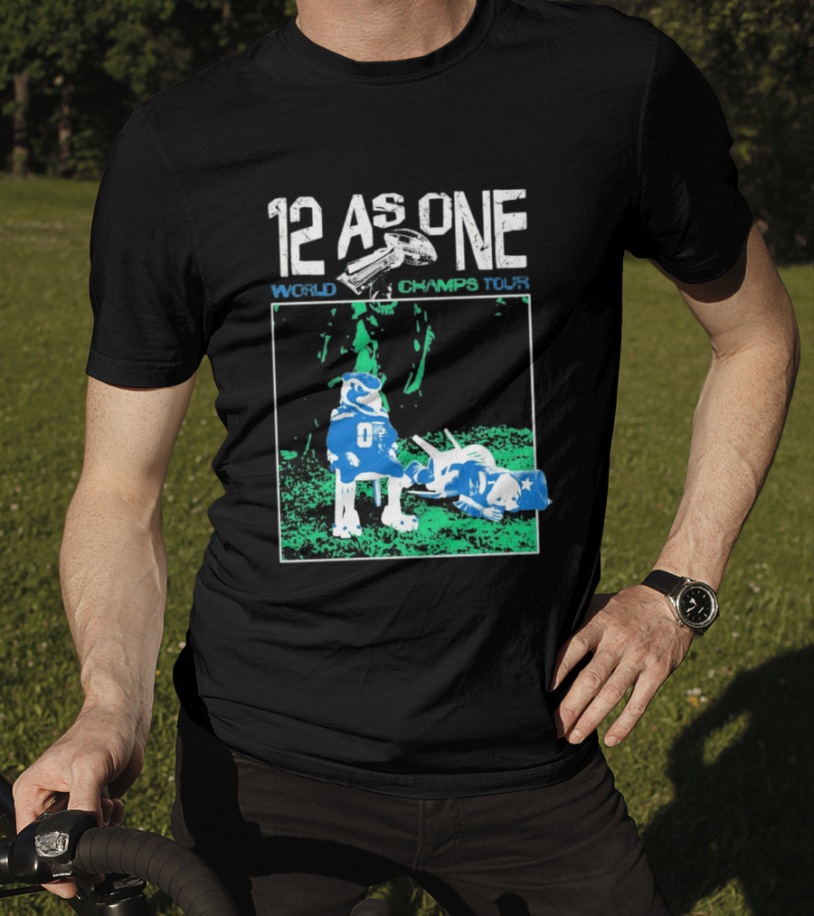 Seattle Seahawks 12 As One World Champs Tour T-Shirt