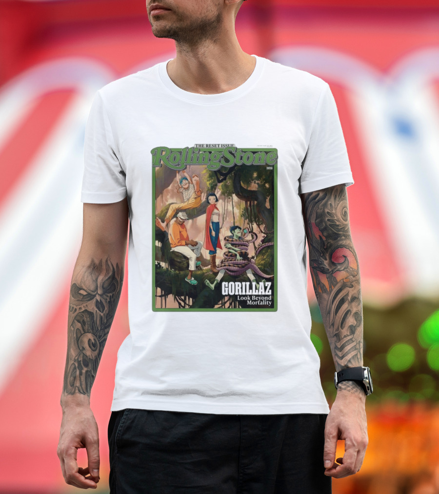 The Reset Issue Rolling Stone India Gorillaz Look Beyond Mortality T-Shirt