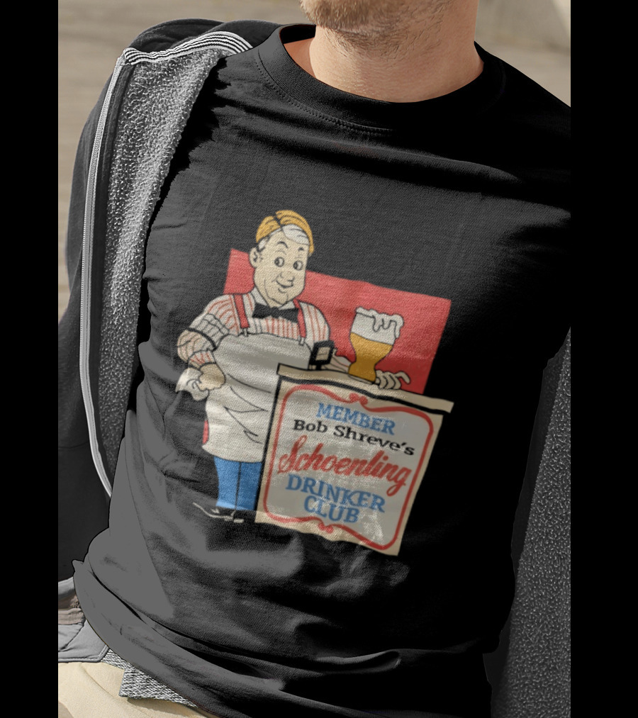 MEMBER Bob Shreve's Schoenling Drinker Club Beer T-Shirt