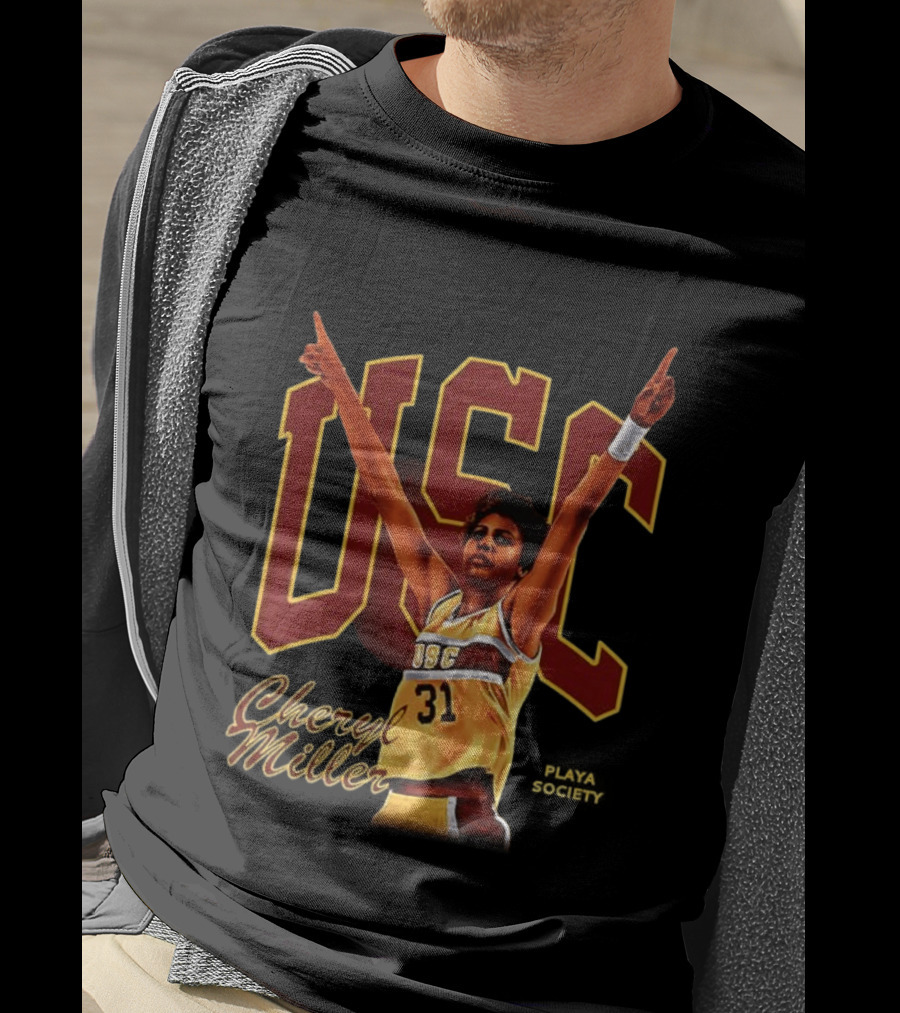 USC Cheryl Miller 31 Basketball Legend T-Shirt