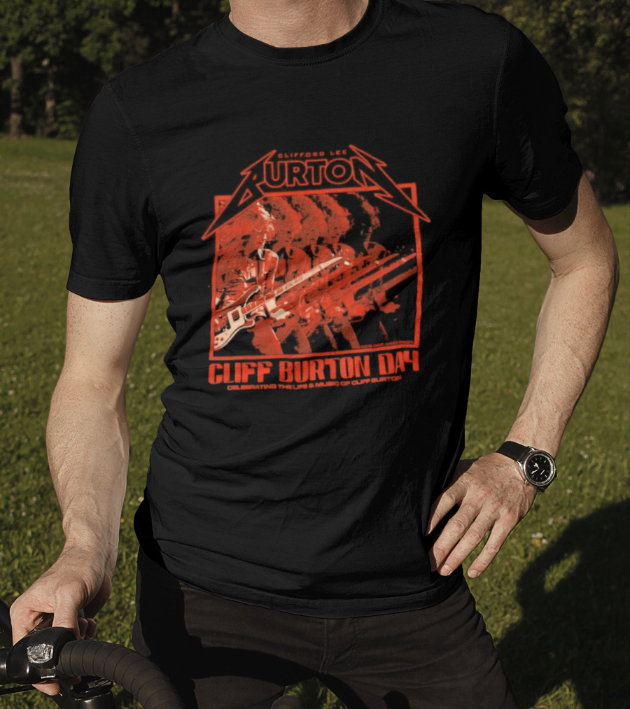 Clifford Lee Burton Cliff Burton Day 2025 Celebrating The Life And Music T-Shirt