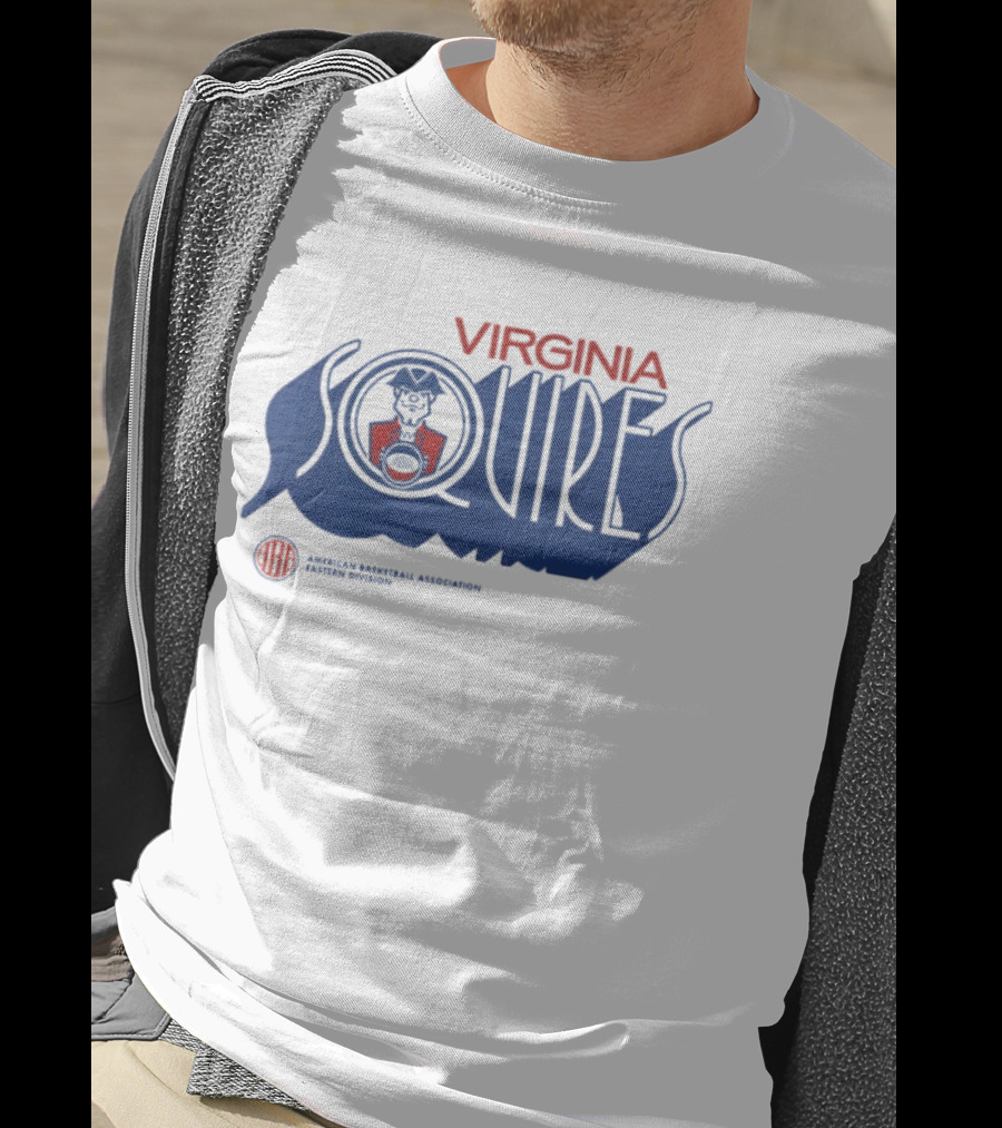 Virginia Squires Retro Wordmark American Basketball Association T-Shirt