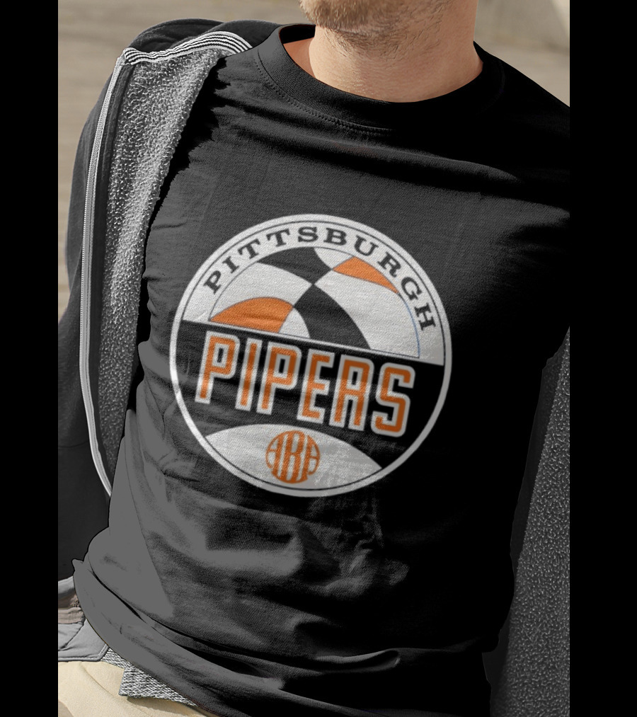 Pittsburgh Pipers ABA Vintage Basketball Team T-Shirt