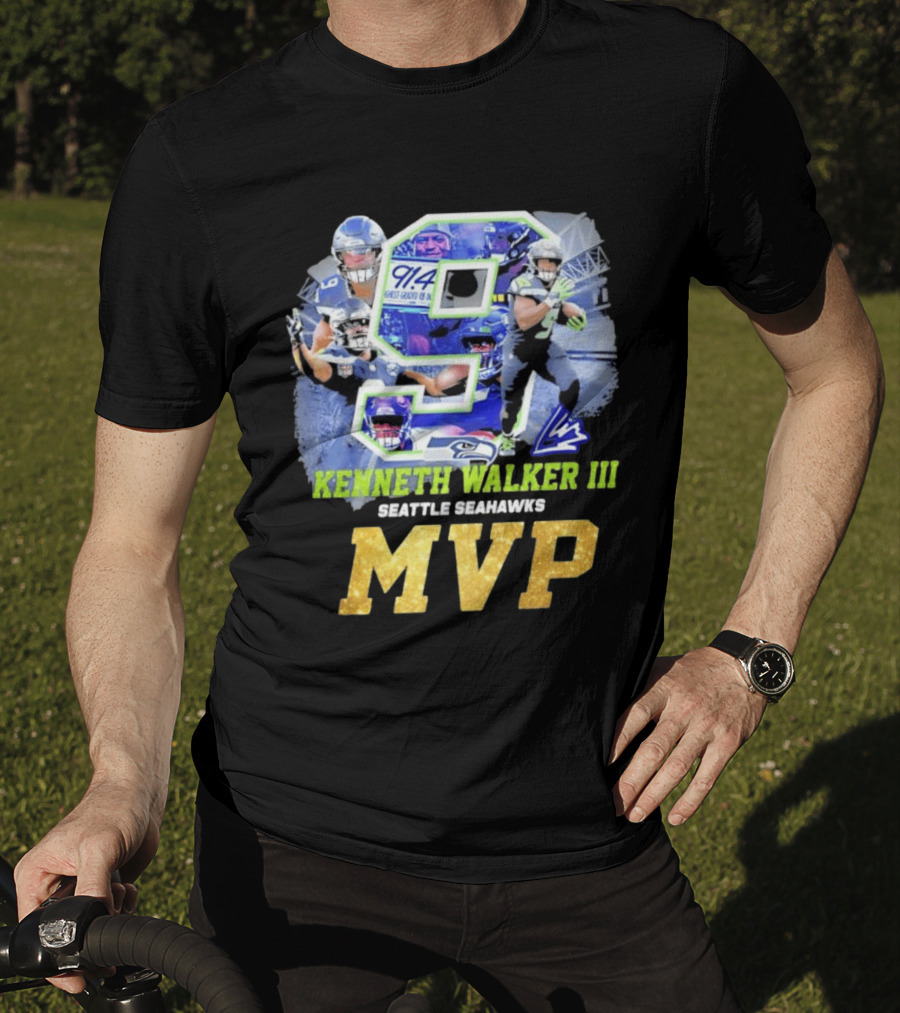 Kenneth Walker III Seattle Seahawks MVP 9 T-Shirt