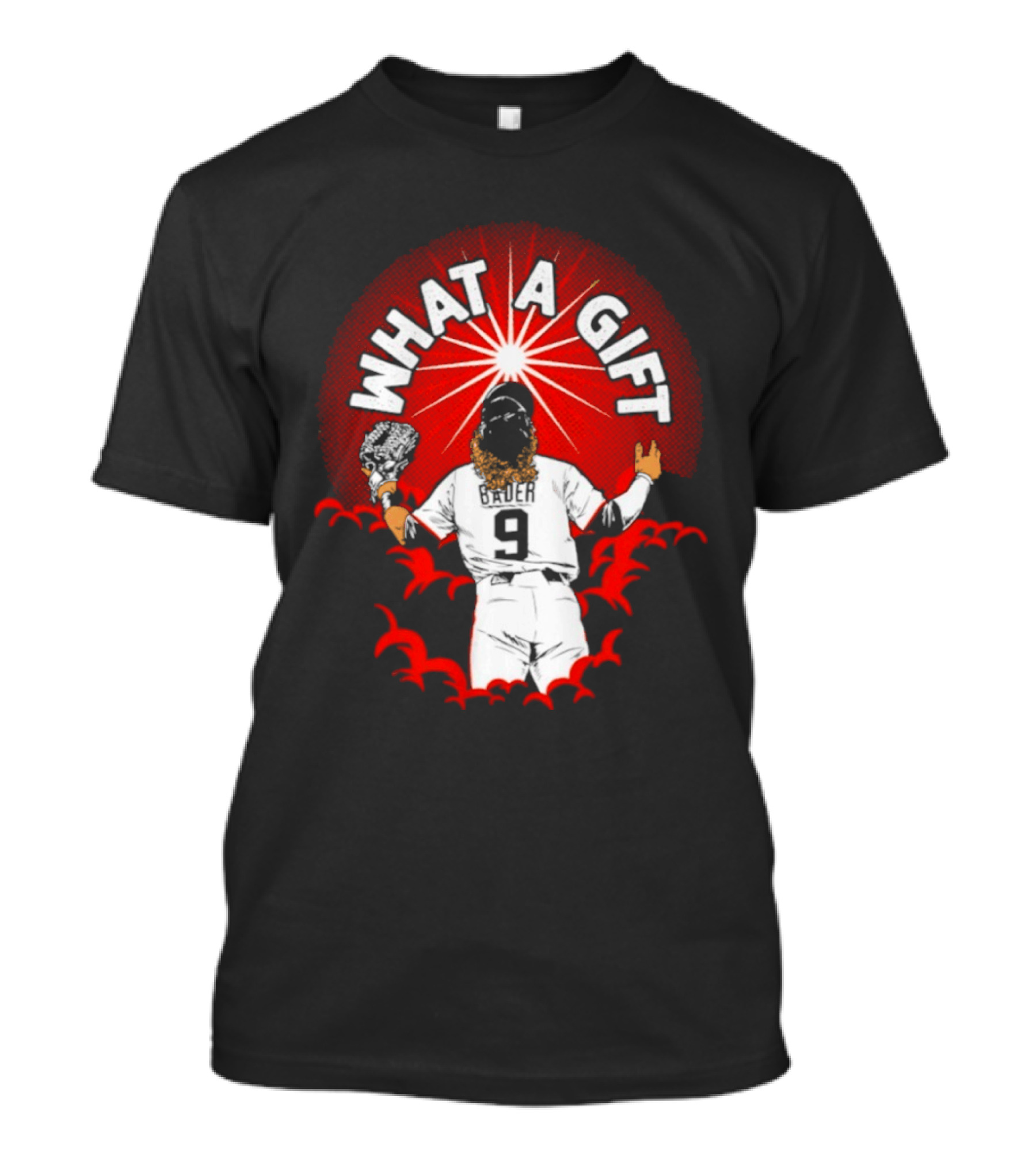 What A Gift Harrison Bader San Francisco Number 9 T-Shirt