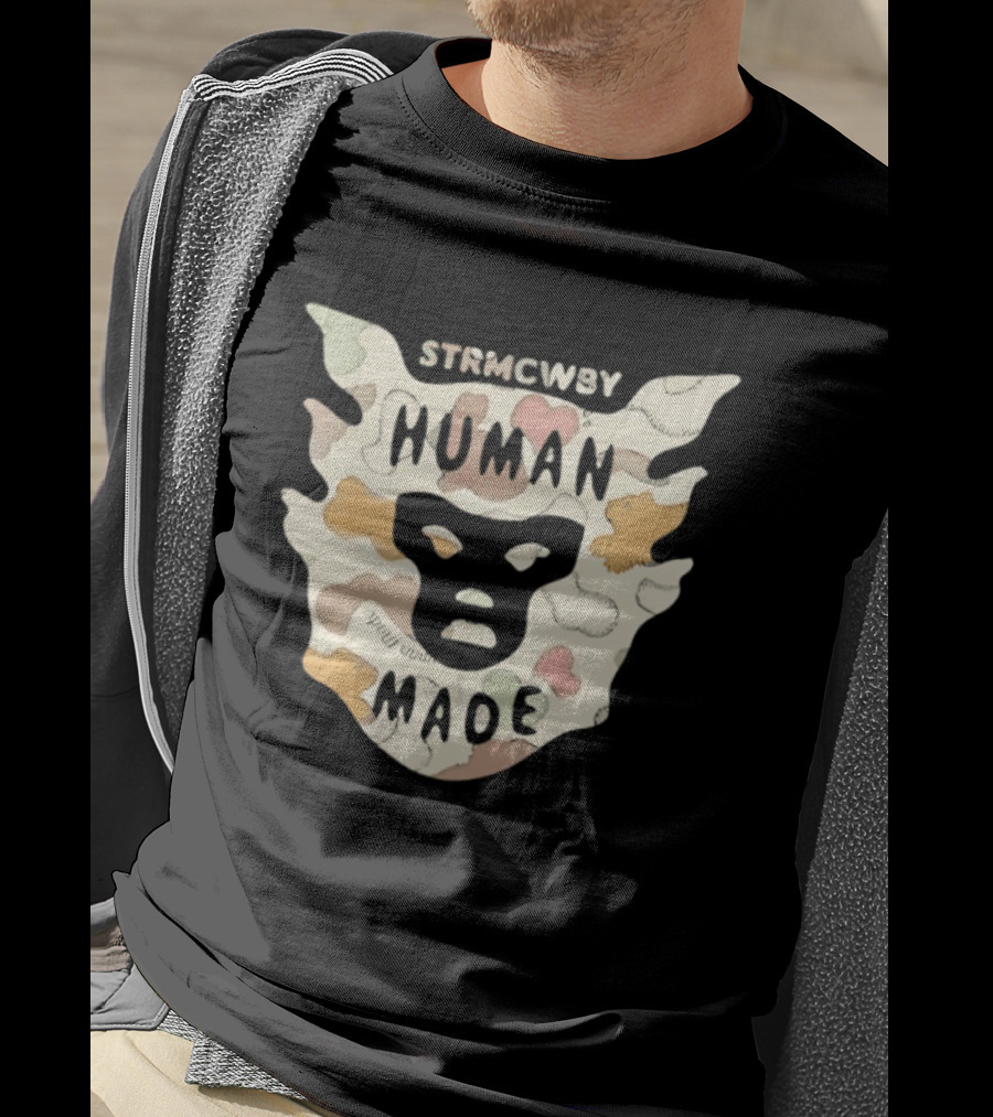 Strmcwby Human Made Camouflage Face T-Shirt