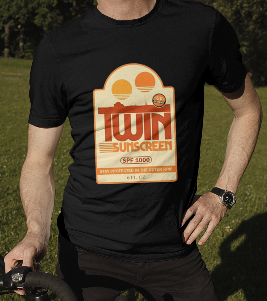 Twin Sunscreen SPF 1000 UV Extreme Stay Protected In The Outer Rim 6 Fl. Oz T-Shirt