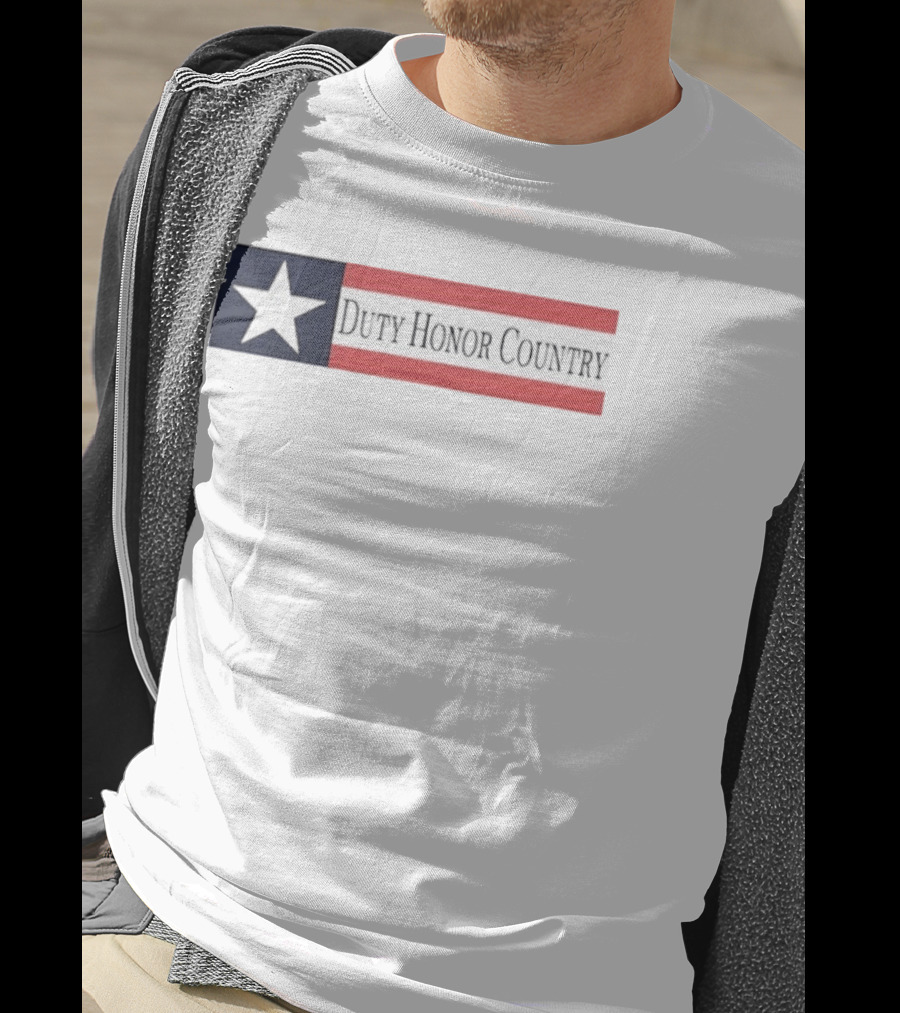 Duty Honor Country Star And Stripes Flag T-Shirt