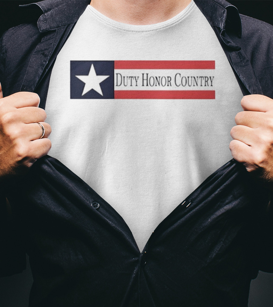 Duty Honor Country Star And Stripes Flag T-Shirt