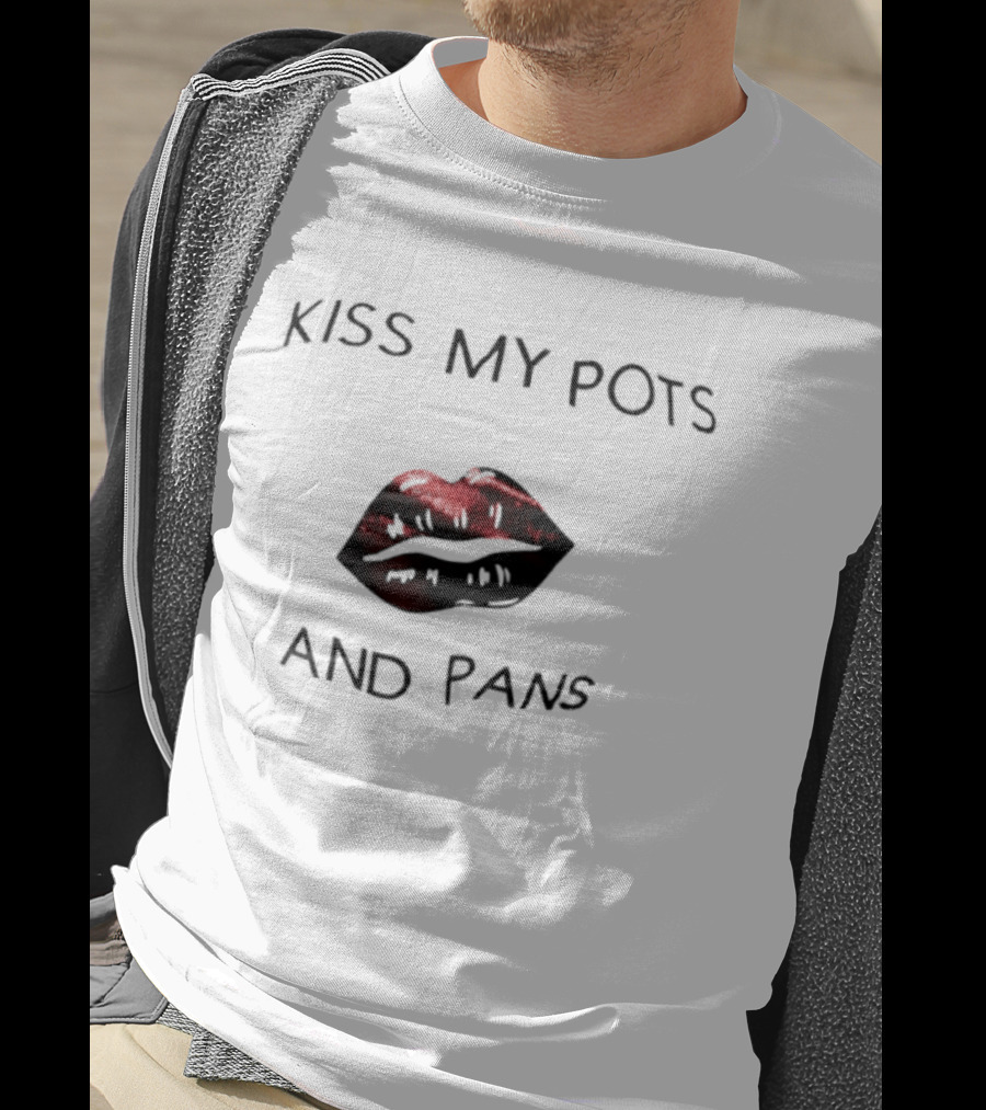 Kiss My Pots And Pans Red Lips T-Shirt