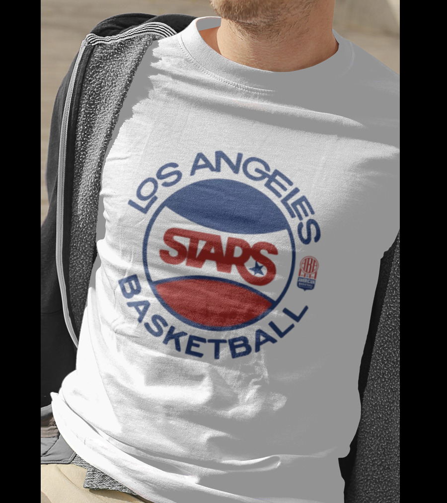 Los Angeles Stars Basketball ABA Retro Style Sports Team T-Shirt