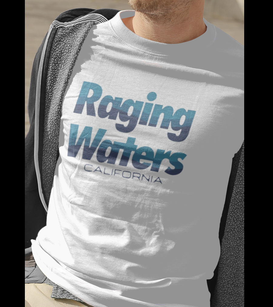 Raging Waters California Waterpark Adventure Blue T-Shirt