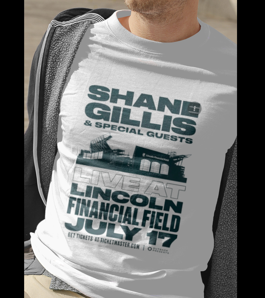 Shane Gillis And Special Guests Live At Lincoln Financial Field July 17 Event Promotion T-Shirt