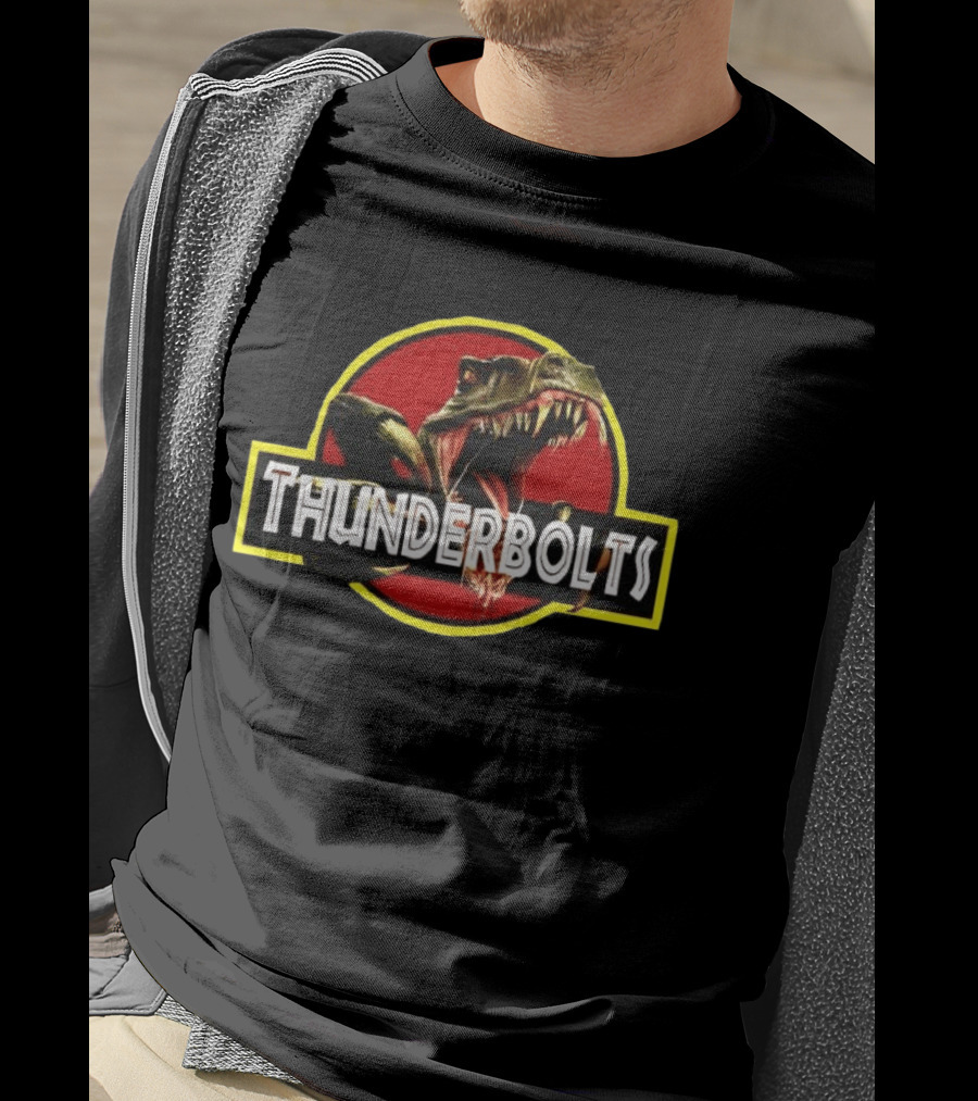 Thunderbolts Dinosaur Emblem Jurassic T-Shirt