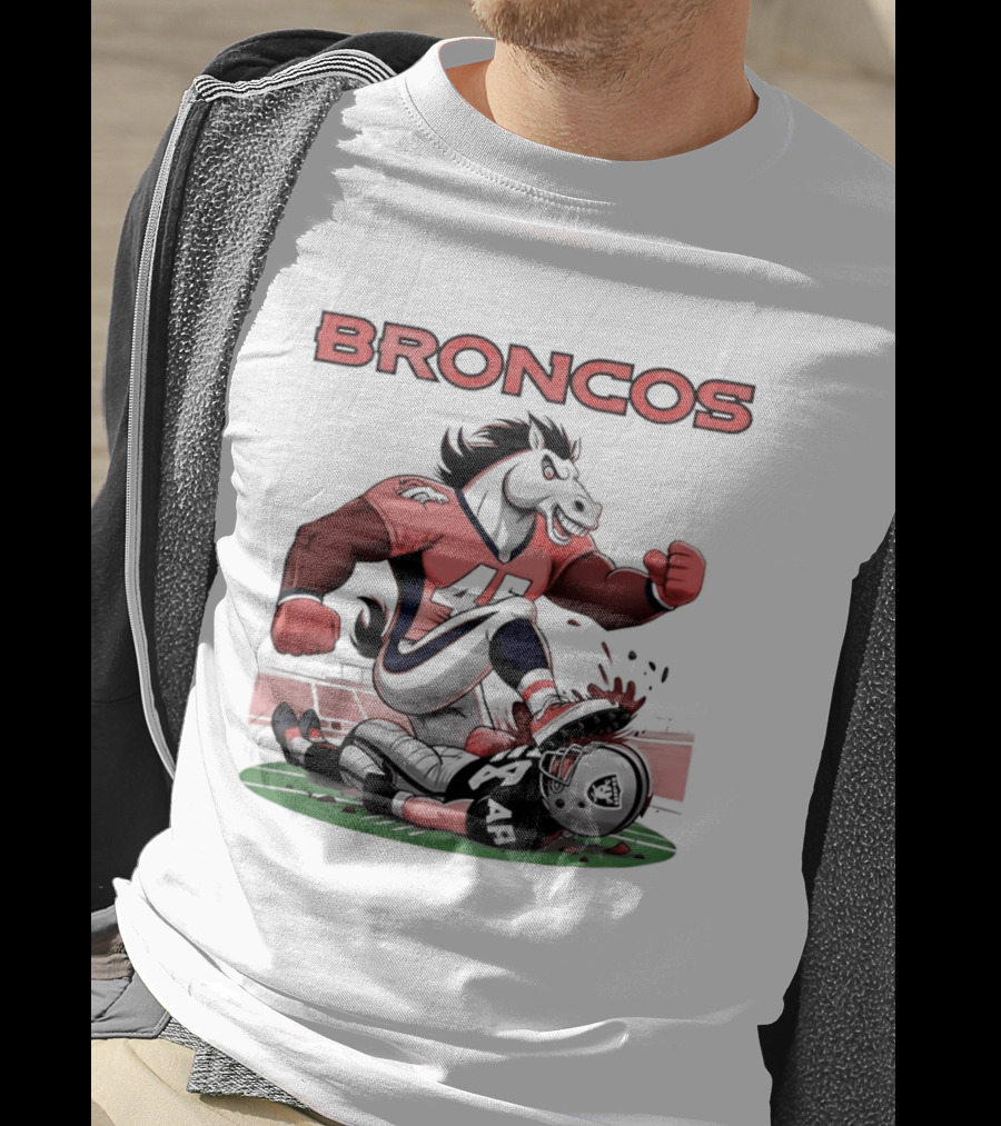 Denver Broncos Vs Raiders Beat Rivals Football Showdown T-Shirt