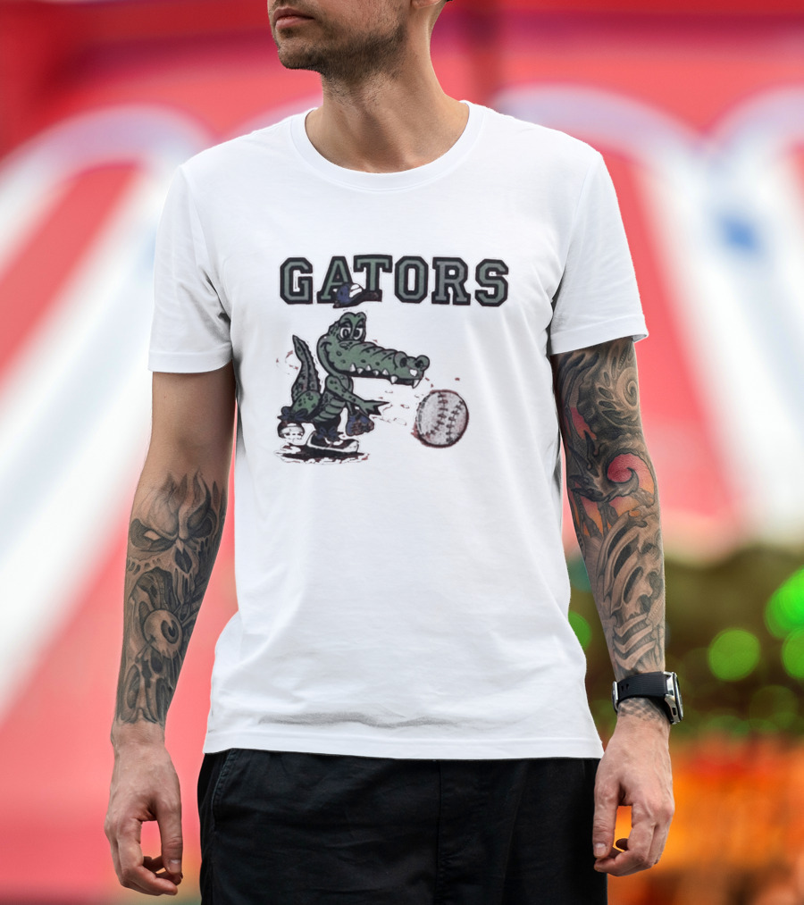 Florida Gators Basketball Mascot Image T-Shirt