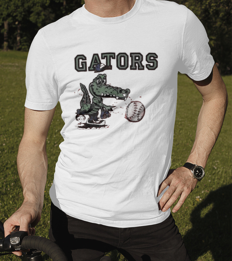 Florida Gators Basketball Mascot Image T-Shirt