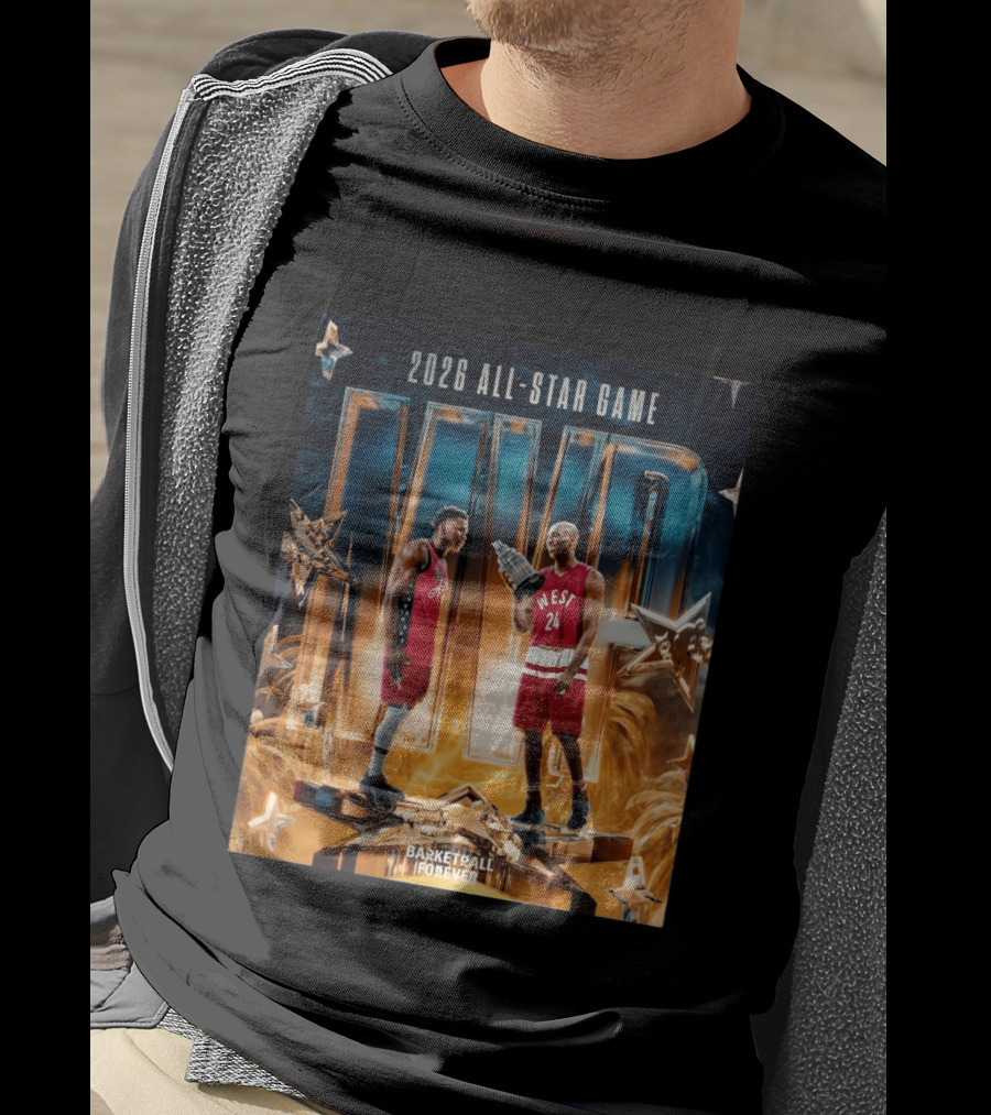 2026 All Star Game MVP Anthony Edwards Kobe Bryant Basketball Forever T-Shirt
