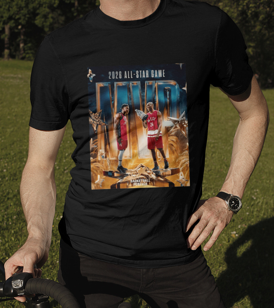 2026 All Star Game MVP Anthony Edwards Kobe Bryant Basketball Forever T-Shirt