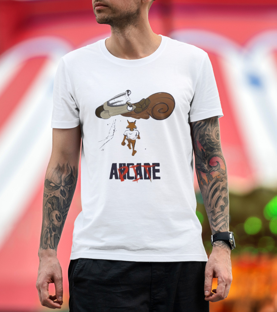 Smight Akira Arcade Pit Retro Futuristic Motorcycle Adventure T-Shirt