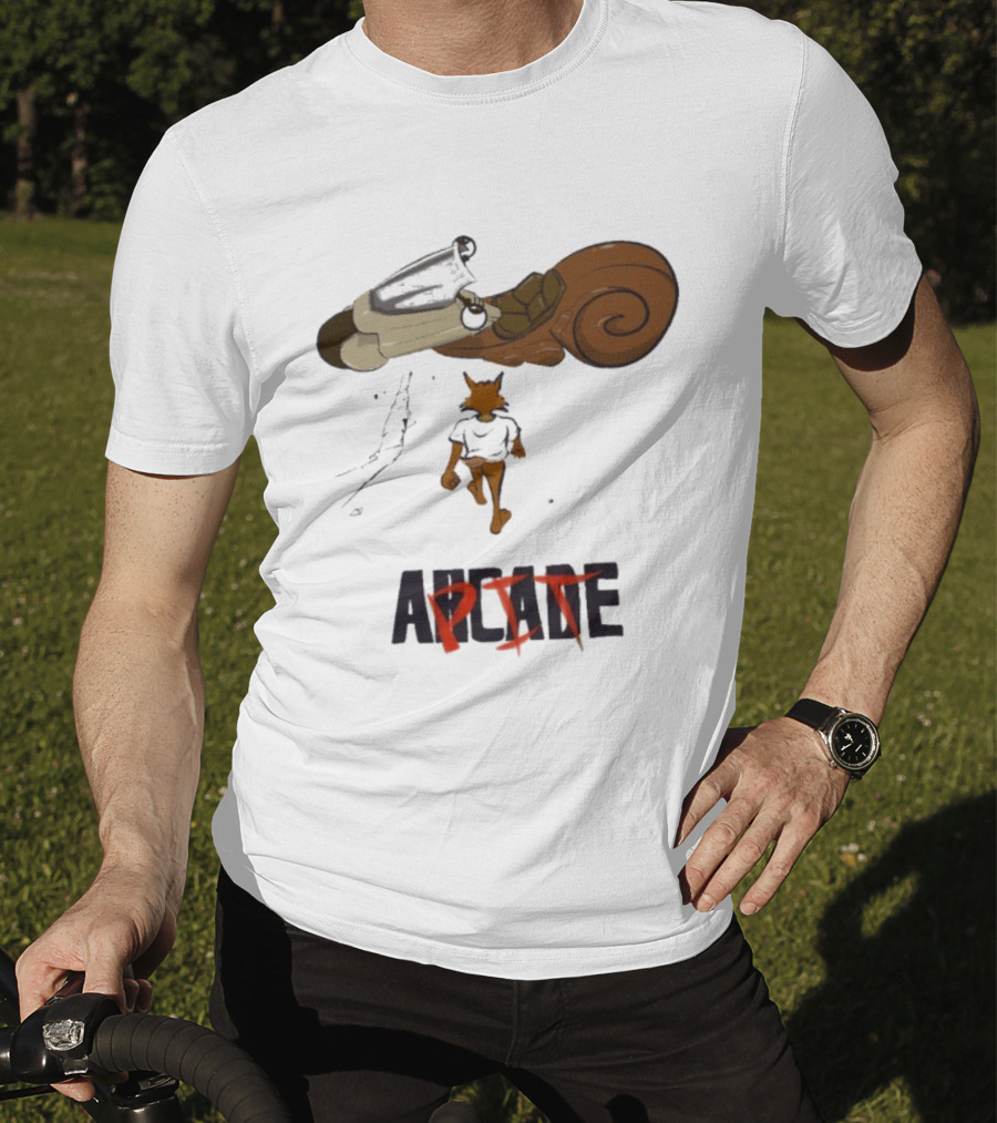 Smight Akira Arcade Pit Retro Futuristic Motorcycle Adventure T-Shirt