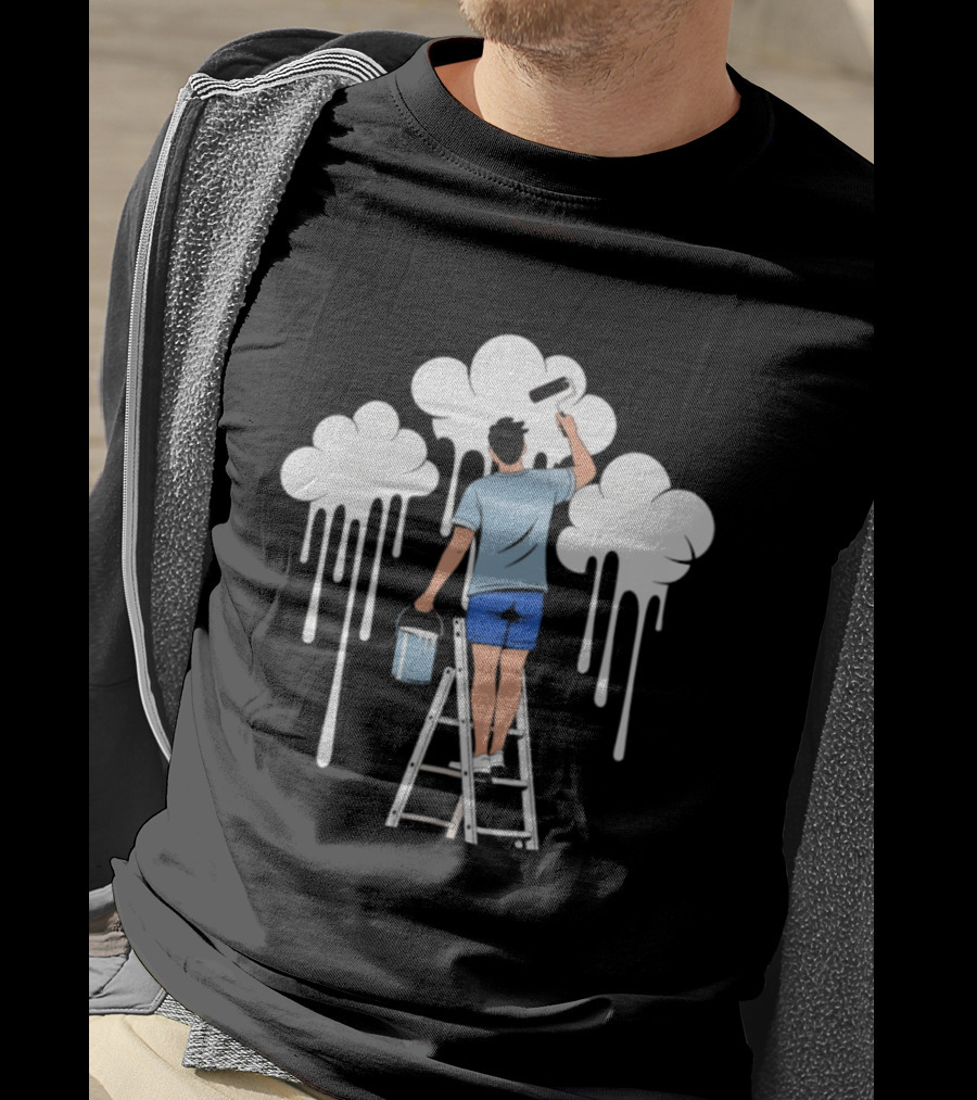 Painting The Clouds Dripping With Creativity T-Shirt
