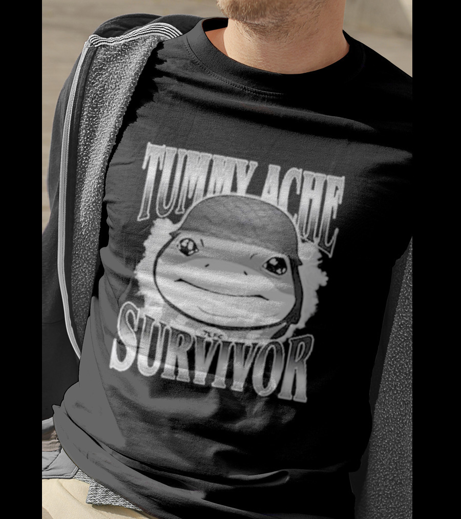 Tummy Ache Survivor Jeff The Land Shark Helmet Meme T-Shirt
