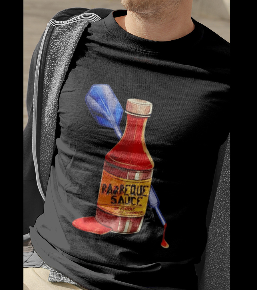 Barbecue Sauce Be Curious Not Judgmental Darts Bottle T-Shirt