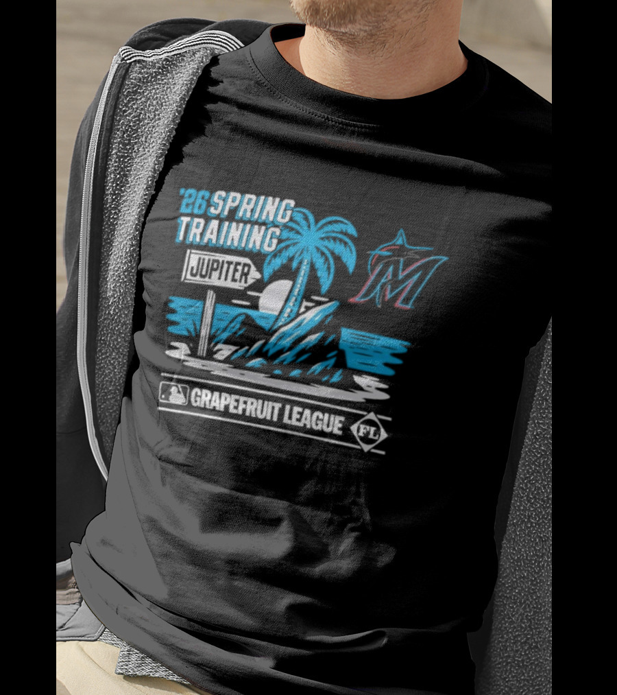 Miami Marlins 2026 Jupiter Grapefruit League Spring Training T-Shirt