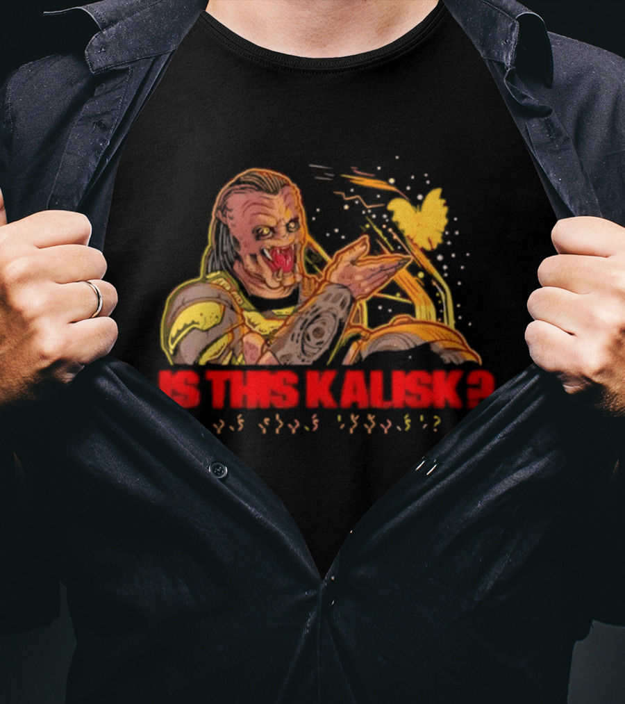 Is This Kalisk Monster Cartoon Character With Heart And Red T-Shirt
