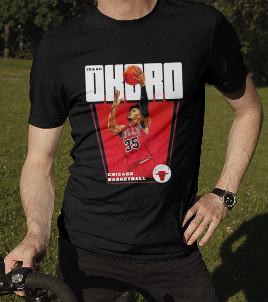 Chicago Basketball Okoro 35 Bulls Dunk T-Shirt