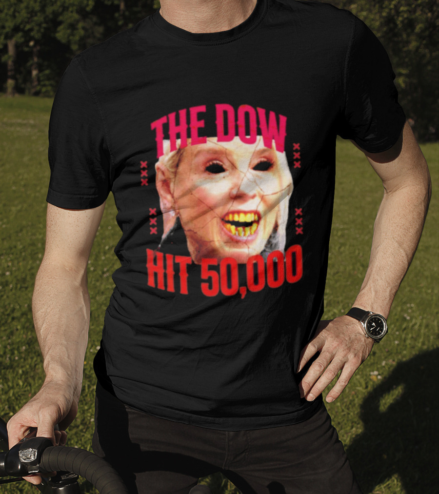 Pam Bondi The Dow Hit 50 000 Protest Epstein Files T-Shirt