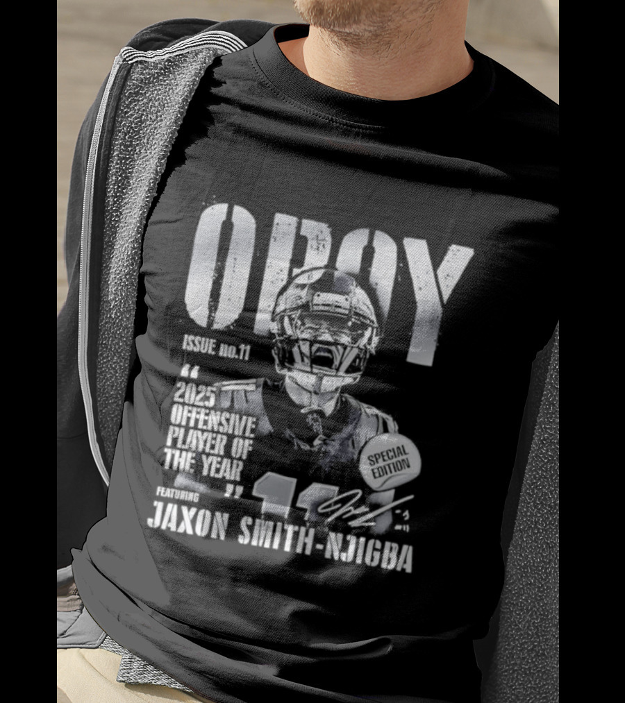 Seattle Seahawks 2025 Offensive Player Of The Year Jaxon Smith Njigba 11 T-Shirt