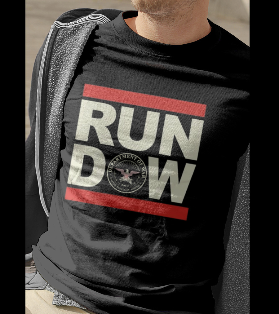 RUN DOW Department Of War Trump Seal T-Shirt