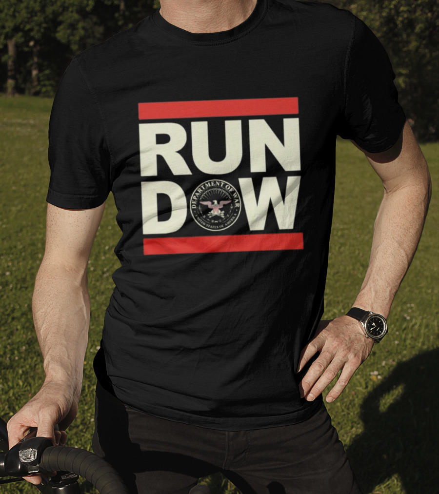 RUN DOW Department Of War Trump Seal T-Shirt
