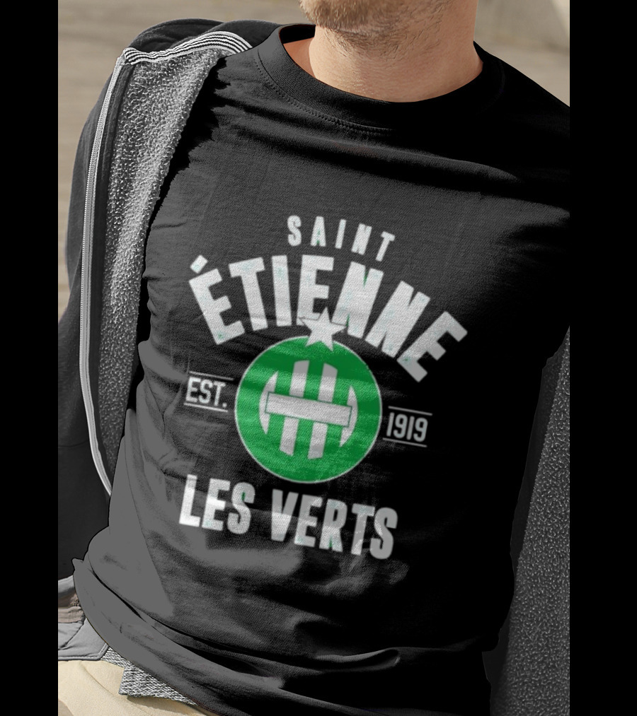 Saint Étienne Established 1919 Les Verts Soccer Heritage T-Shirt