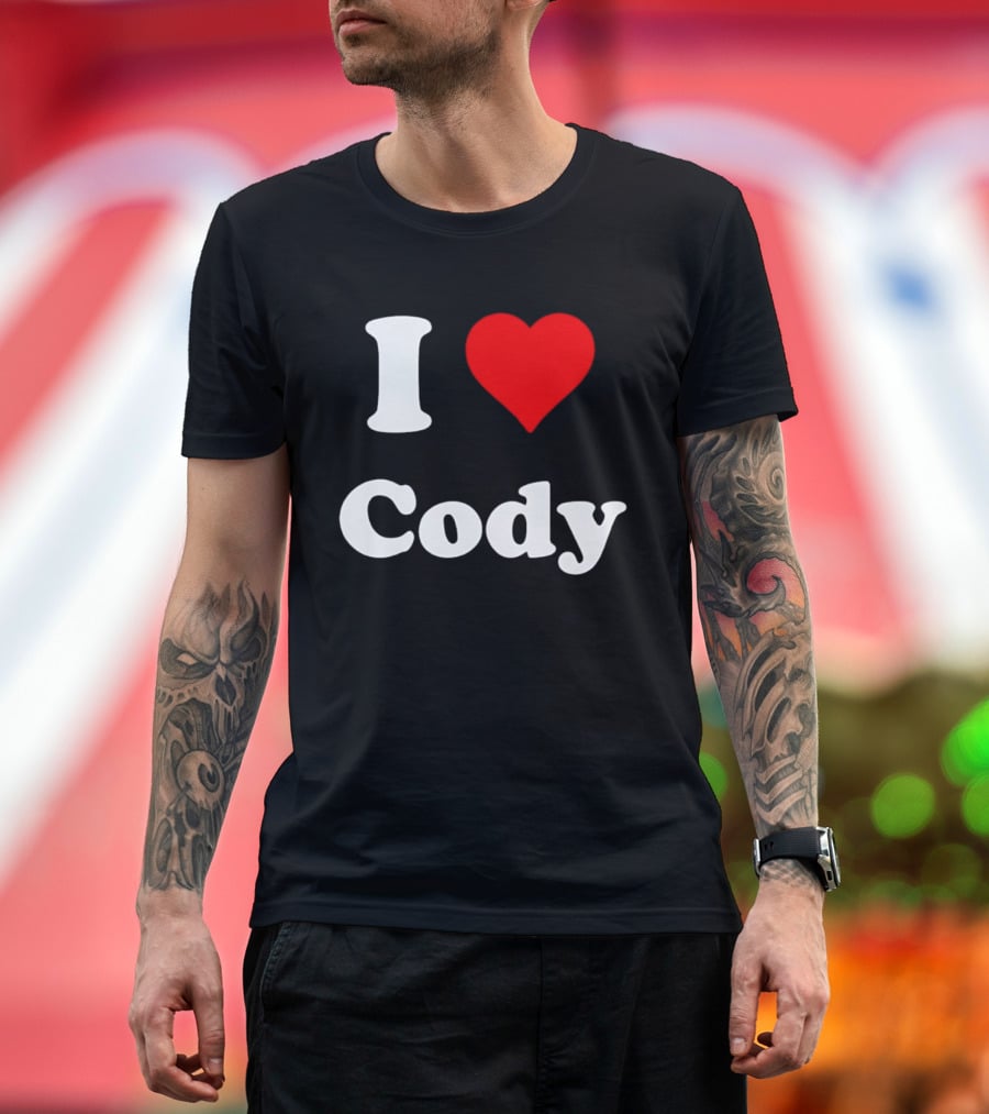 I Love Cody Heart T-Shirt