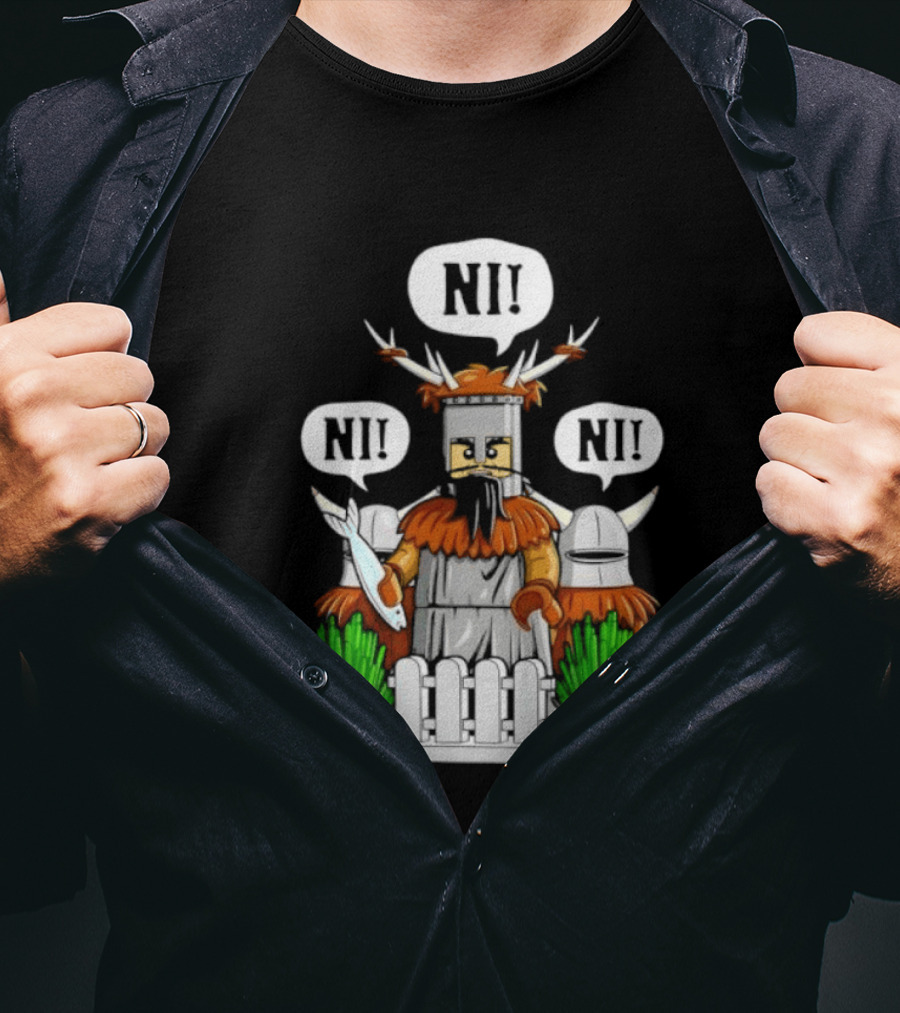 Knights Of Ni Monty Python Nature Comedy Scene T-Shirt