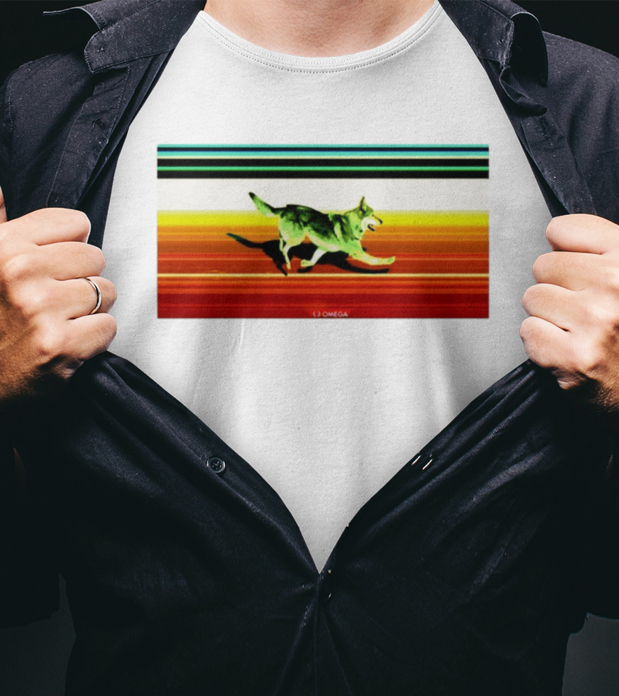 Nazgul The Wolfdog Omega Olympic Finish Stripes T-Shirt