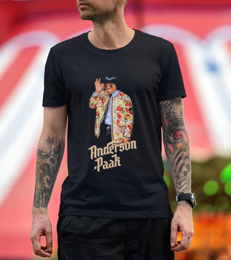 Anderson Paak Floral Jacket Style Moment T-Shirt
