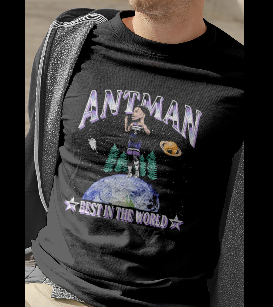 ANTMAN Best In The World Minnesota Timberwolves Basketball Planetary T-Shirt