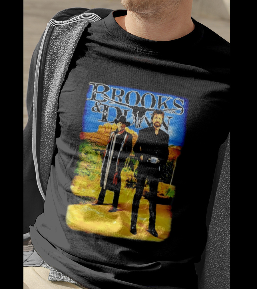 Brooks And Dunn Western Style Desert T-Shirt