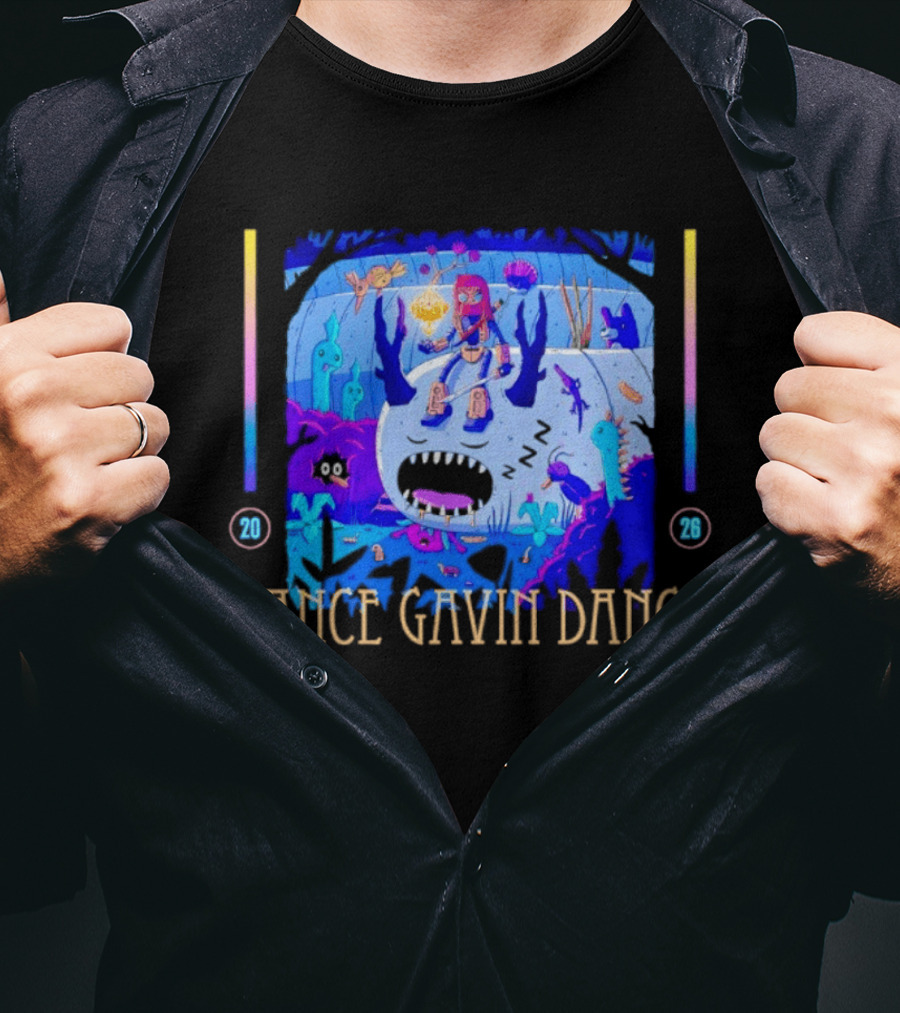 Dance Gavin Dance 2026 Tour Surreal Ocean Adventure T-Shirt